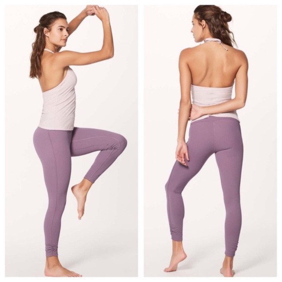 Lululemon Awakening Tight *Taryn Toomey Collection 25" Dusty Mauve Size 6 W5AOKS - Picture 2 of 15